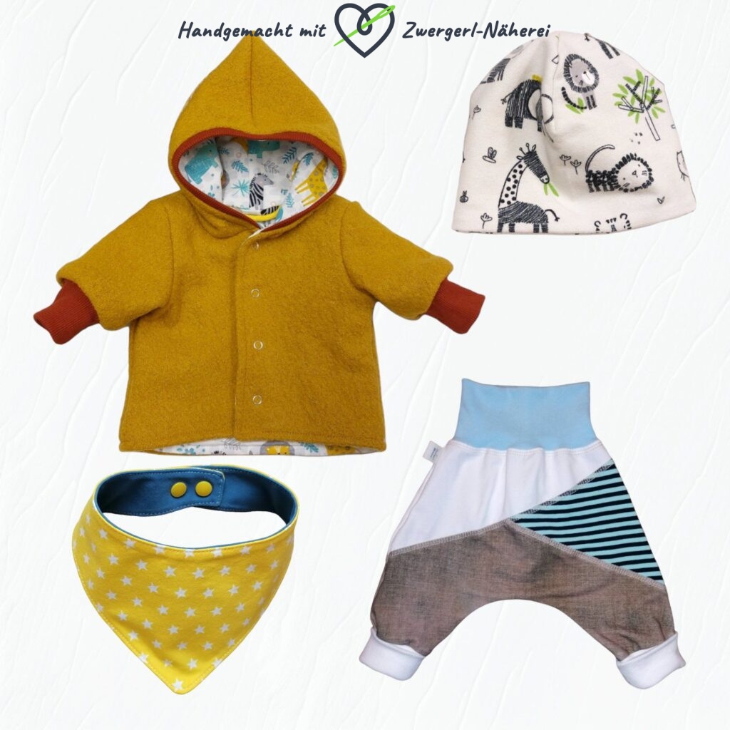 Kleidung in vielen Farben Designs und Motiven individualisierbar und handmade für Babys und Kinder